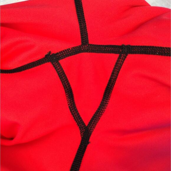 Constantly Varied Gear CVG Red & Black Plaid Pockets 26" Cropped Leggings Small - Picture 8 of 10